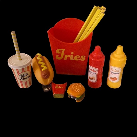 Office/school supply “Food” bundle. - Picture 1 of 10